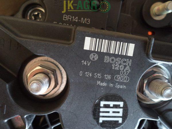 AL111676  Alternator Bosch 115A 120ASE501827 AL166646
