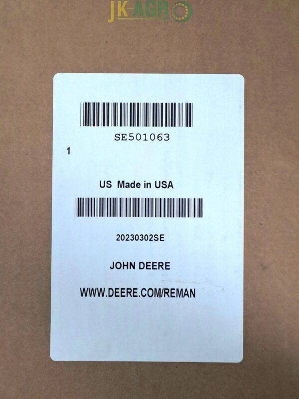 SE501063 RE60622 Market R132716 Pompa oleju REMAN org.