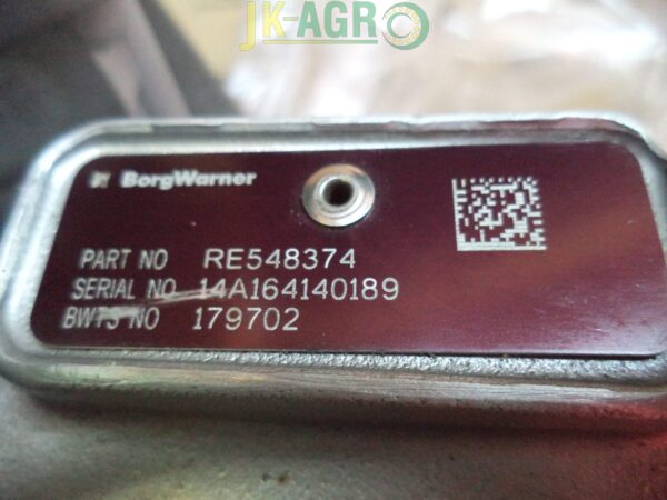SE501979 DZ126996 DZ103294 DZ100184 RE548373 RE548374 Turbosprężarka Reman BorgWorner