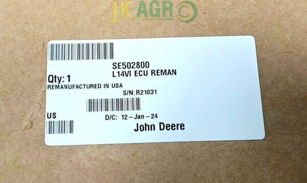 SE502800 (RE531808 RE520953) Sterownik ECU Reman L14 org.