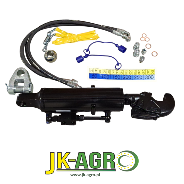 AL175552 Łącznik centralny hydrauliczny CBM czarny  3/3 średnica cylindra 90mm  620-840mm