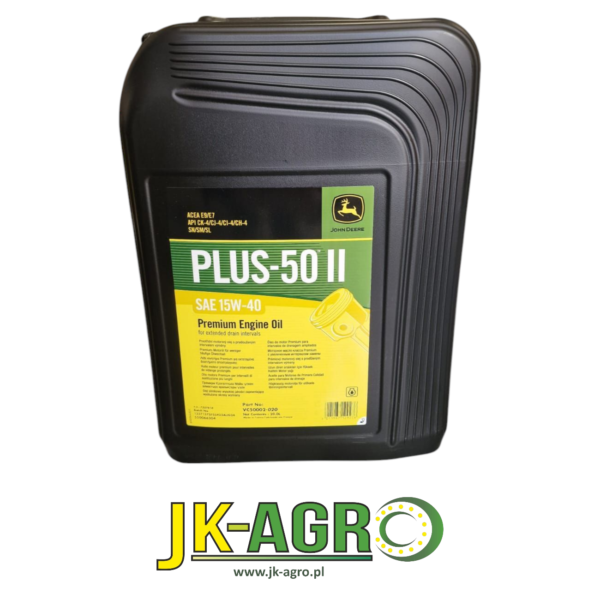 JD PLUS 50 II 15W40 opakowanie 20L org.