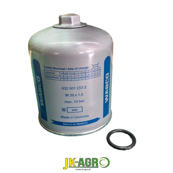 HXE135862 AL204884 F. osuszacza pneumatyki Wabco z podejściem na klucz